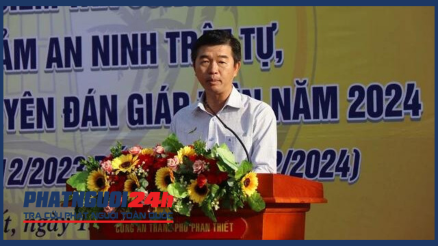 Chủ tịch UBND TP.Phan Thiết Phan Nguyễn Hoàng Tân yêu cầu lực lượng công an bằng nhiều giải pháp bảo đảm an ninh, an toàn cho các sự kiện chính trị cuối năm 2023 và dịp Tết Nguyên đán 2024