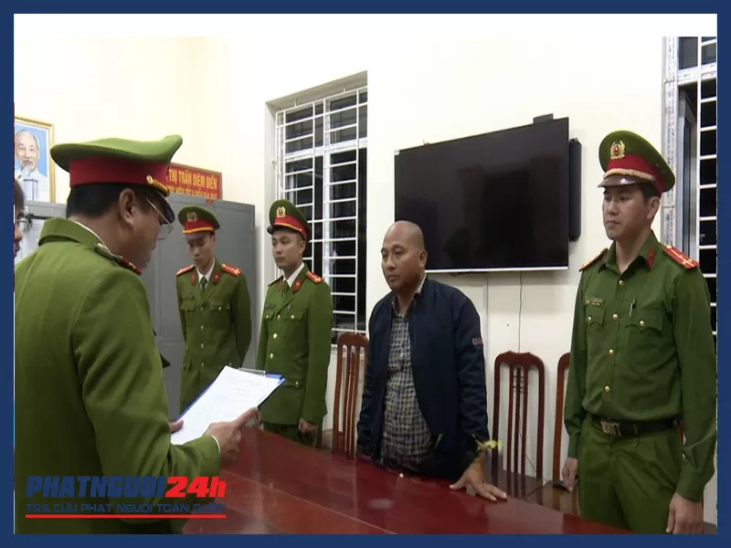 Cơ quan Công an đọc lệnh bắt giam Nguyễn Văn Đoàn
