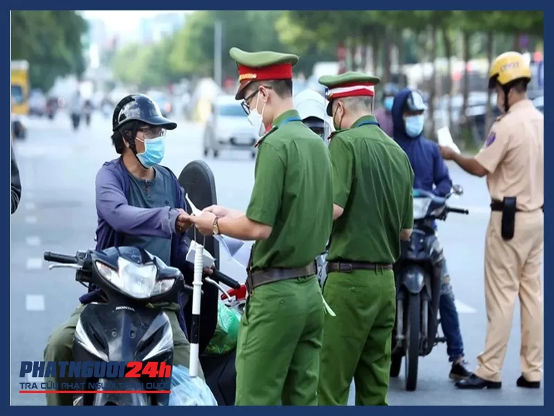 Cảnh sát hình sự được phép dừng phương tiện giao thông